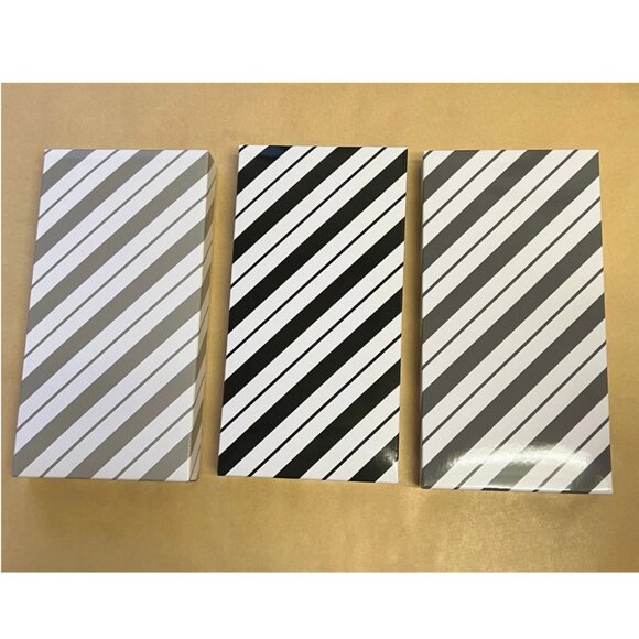 Kuhn Rikon Mezzaluna Knives SET OF 3 & Gift Boxes k65497 GREY SCALE COLORS NEW - Picture 3 of 6